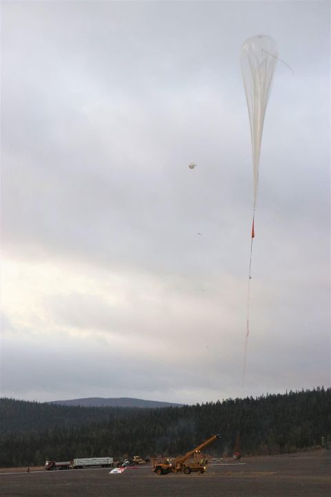 Start balonu BEXUS 30 z Esrange